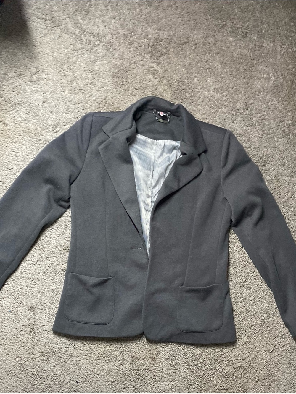 BONGO Women’s Dark Gray Blazer Jacket